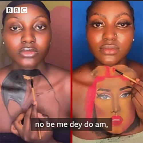 It hurts me when my fellow ladies criticize my body painting work
